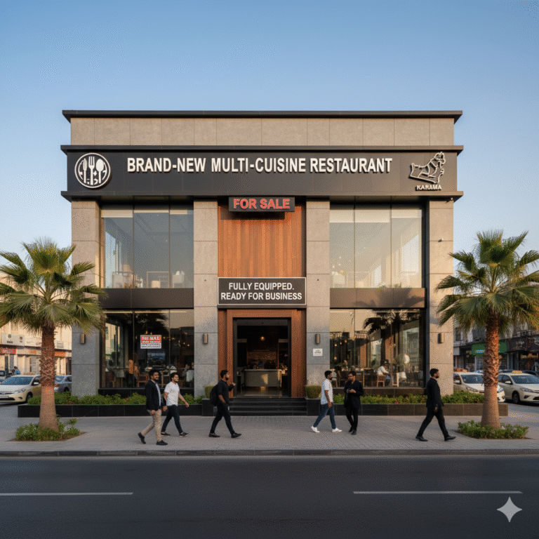 Brand-New Multi-Cuisine Restaurant for Sale in Karama, Dubai